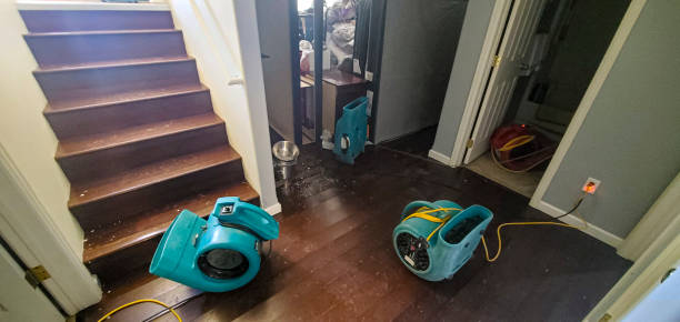 Water damage restoration process in Georgetown, CT